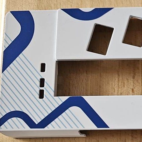 UV-Digitaldruck auf Aluminiumgehäuse Gehäuse mit UV-Digitaldruck bedruckt